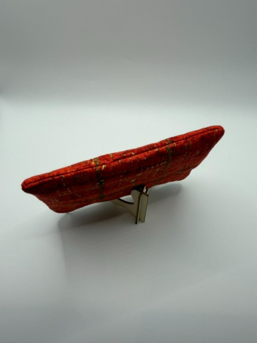 Homemade Red Embroidered Pouch - Picture 6 of 6